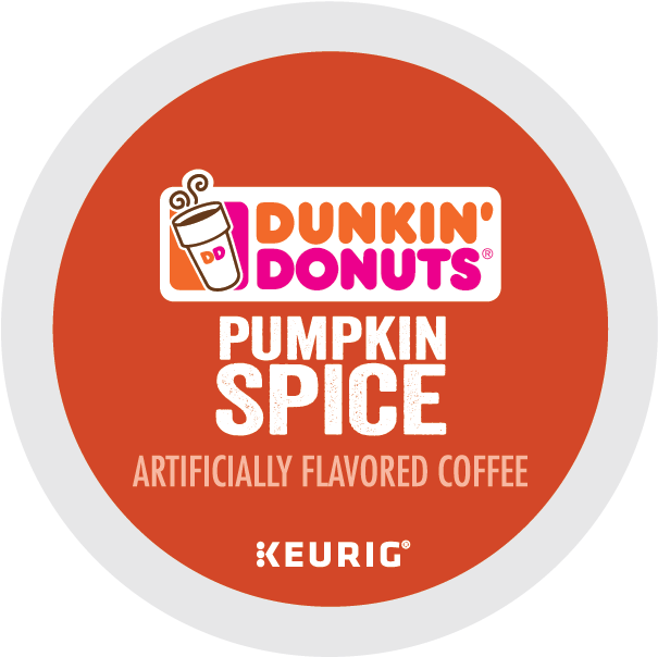 Dunkin' Donuts Pumpkin Kcups - Dunkin Pumpkin K Cup (621x619), Png Download