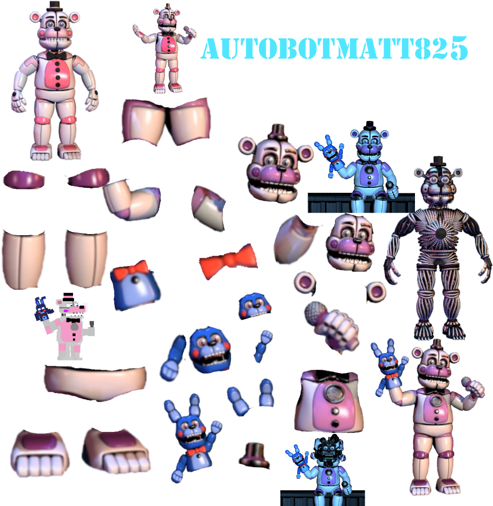Funtime Freddy Resource Pack Fnaf Rescources Funtimefre - Five Nights At Freddy's (1024x1024), Png Download