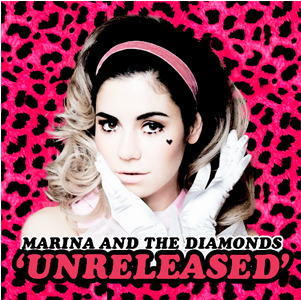 Marina And The Diamonds Acoustic Album Download - Blue Leopard Print Background (500x300), Png Download