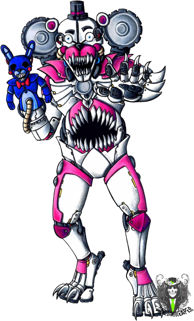 Fnaf Funtime Freddy By Deathrage22 - Fnaf Funtime Freddy (702x1138), Png Download