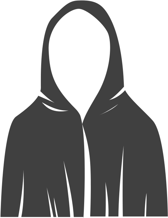 Free Robe - Black Robe Clipart (686x800), Png Download
