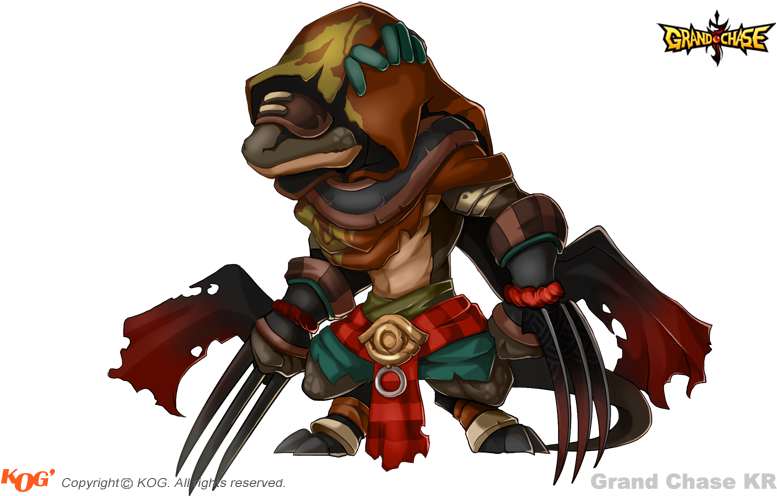 30 Hooded Jackal - Grand Chase (800x500), Png Download