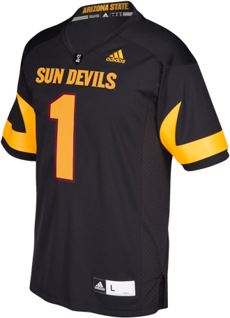Ncaa Arizona State Sun Devils Adidas Premier Jersey - Sports Jersey (500x500), Png Download