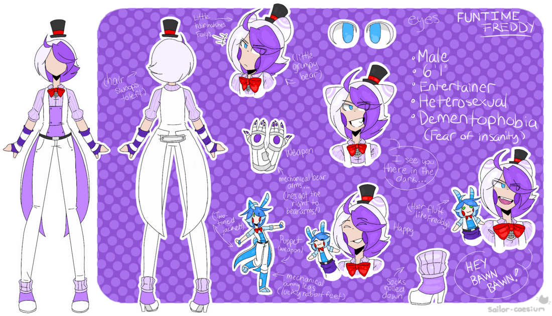 Jpg Library Stock Ballora Drawing Caesium - Fnaf Funtime Foxy Sailor Caesium (1171x683), Png Download