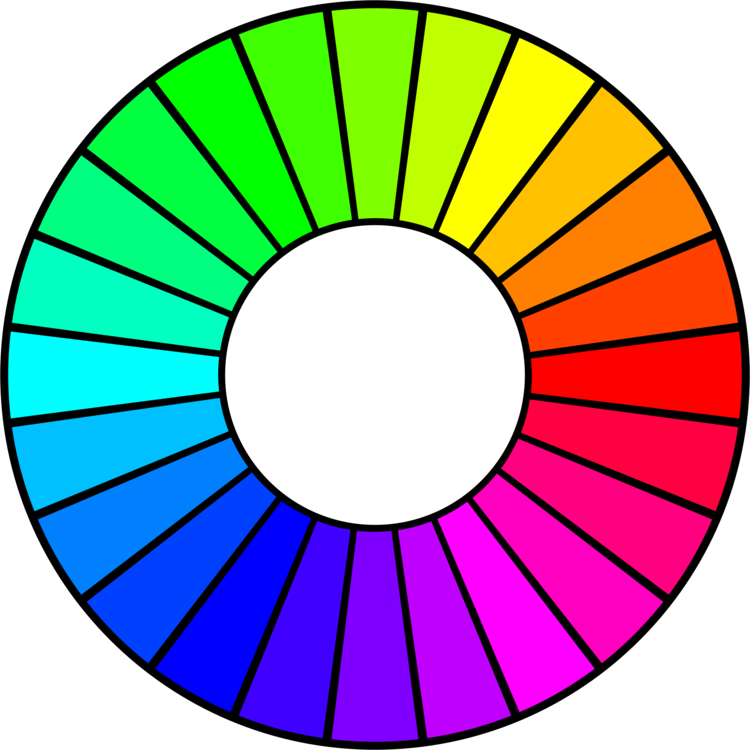Color Wheel Drawing Hue Tertiary Color - Solin Sala Ra (750x750), Png Download