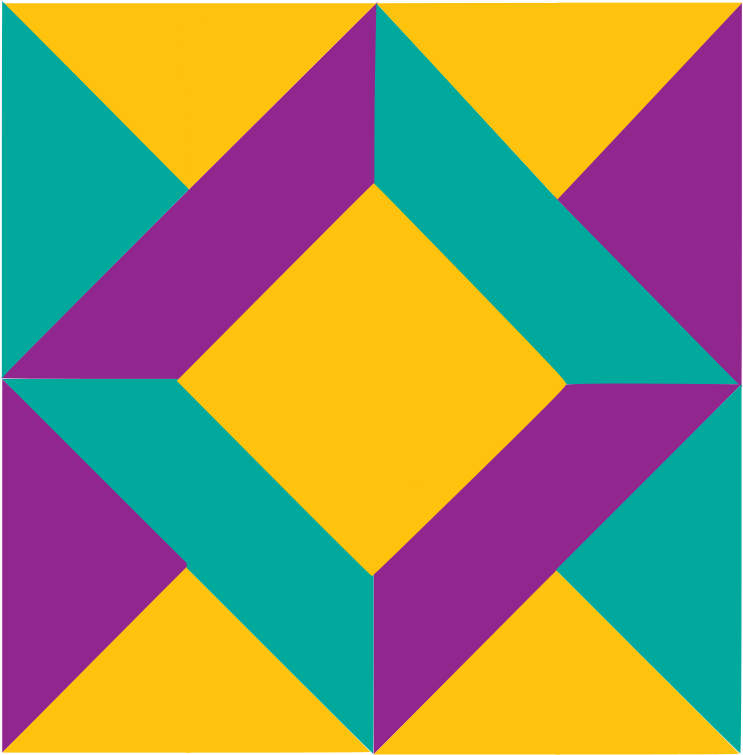 Color Quilts Illustrated And Watercolor - Graphic Design (816x1056), Png Download