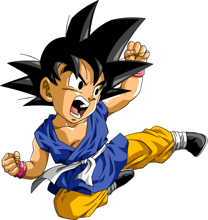Leerlo - Goku Pequeño Gt (800x847), Png Download