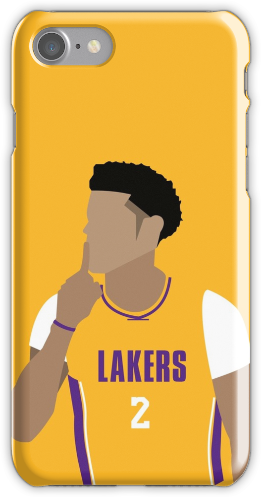 Lonzo Ball Iphone 7 Snap Case - Lonzo Ball Wallpaper Cartoon (750x1000), Png Download