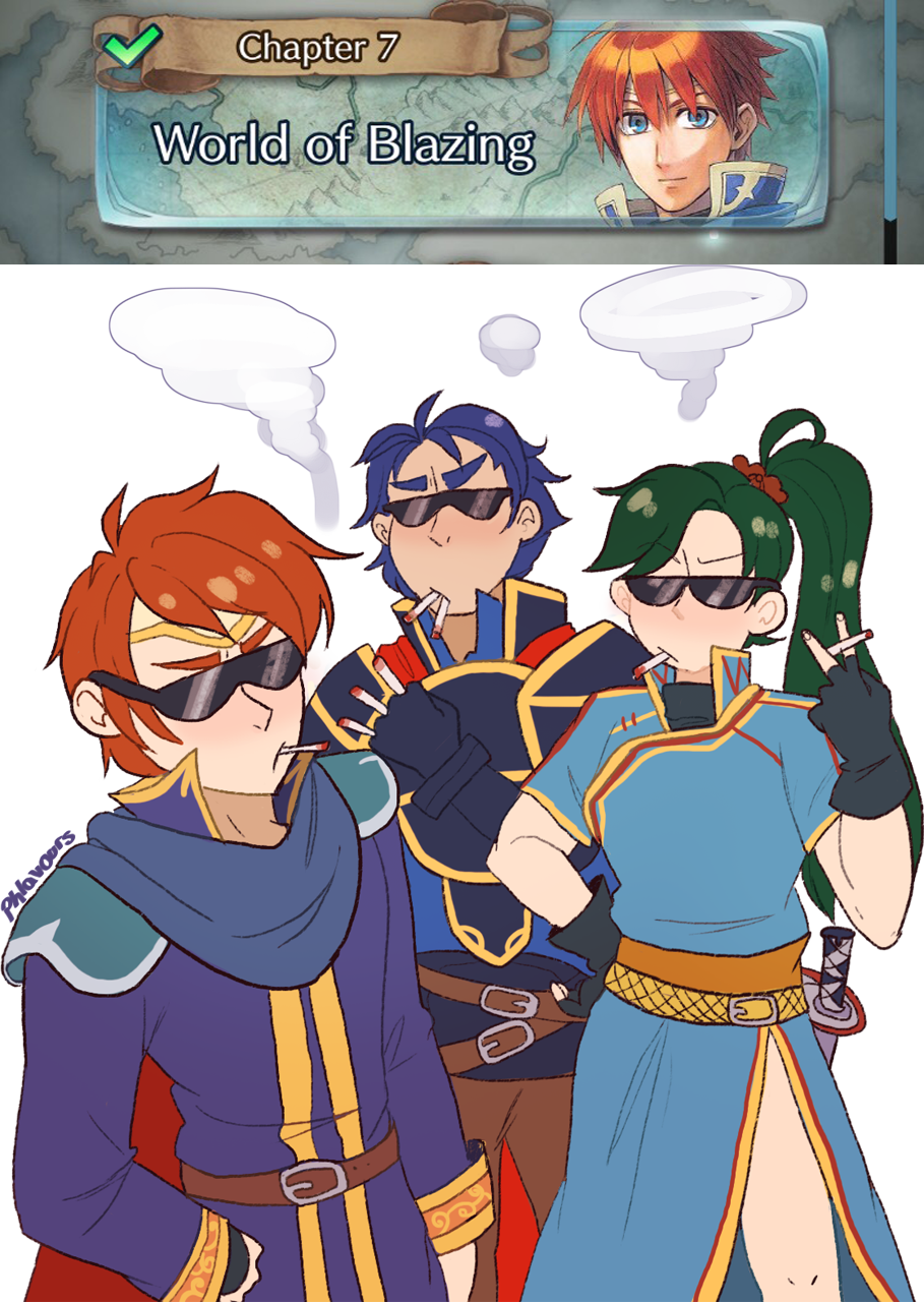 Chapter 7 World Of Blazirn Fire Emblem Awakening Fire - Fire Emblem World Of Blazing (909x1280), Png Download