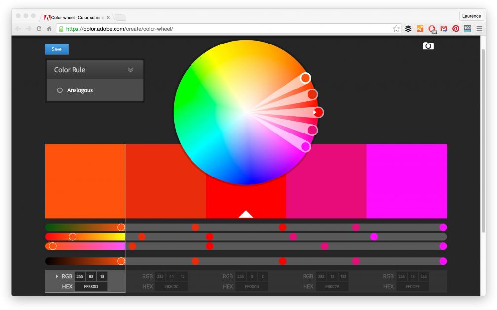 21 Color Palette Tools For Web Designers And Developers - Adobe Color (1024x644), Png Download