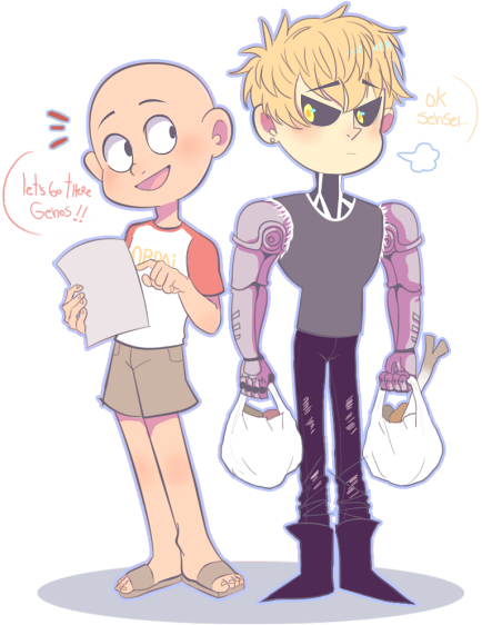 One Punch Man - Paradise (500x566), Png Download