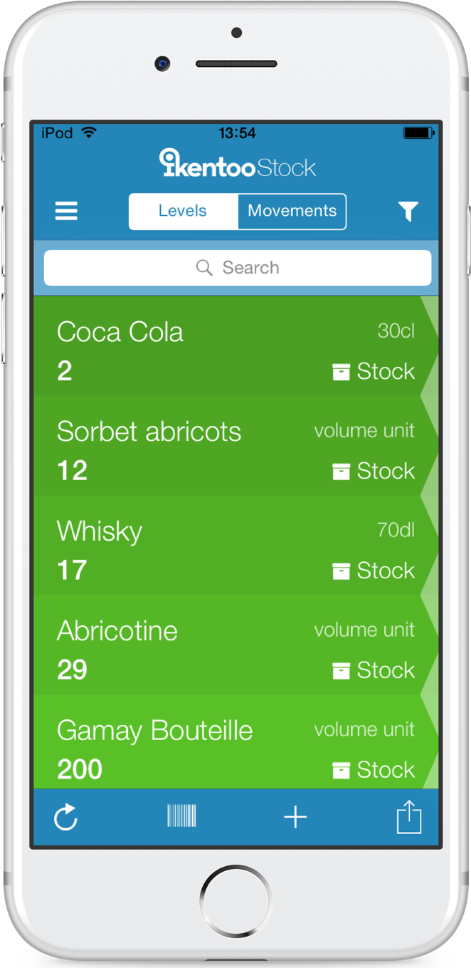 Ipod-stock - Mobile Pos Inventory Management Png (782x1494), Png Download