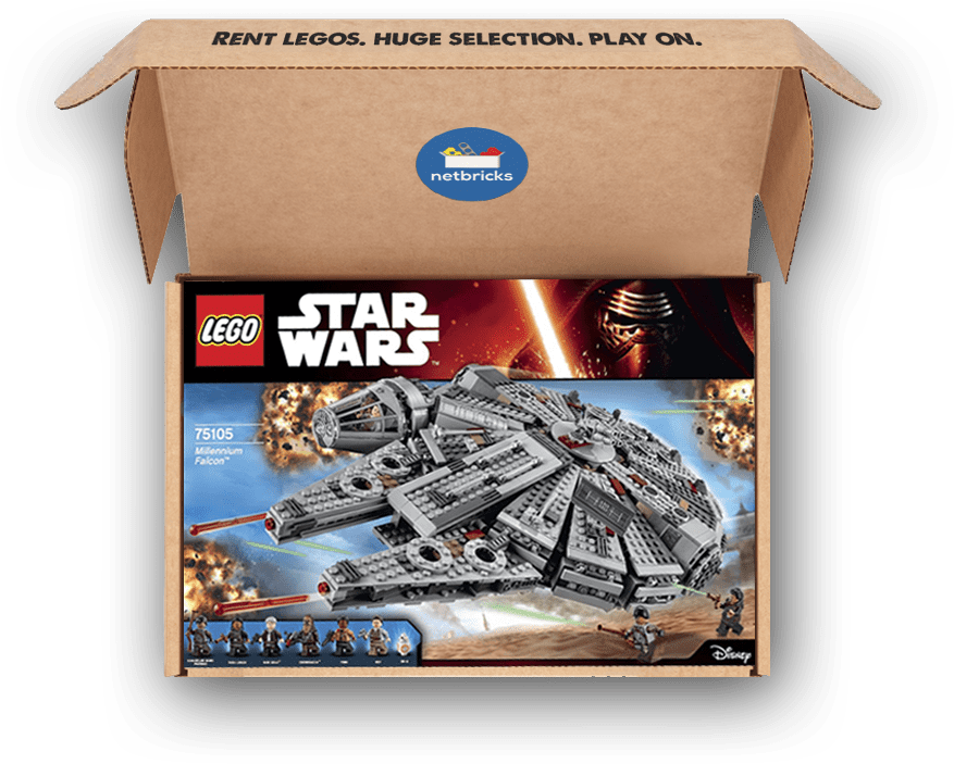 Huge Selection - Lego 75105 Star Wars Millennium Falcon (877x703), Png Download