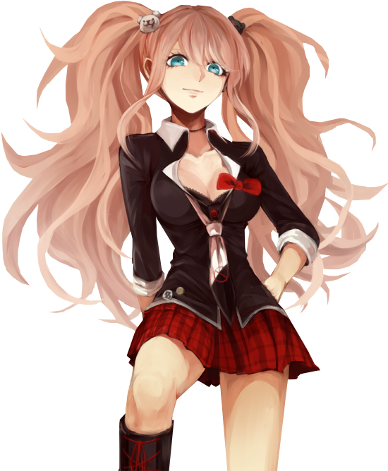 Junko Enoshima - Google Search - Cosplay Costume Full Set Danganronpa Dangan-ronpa Junko (578x690), Png Download