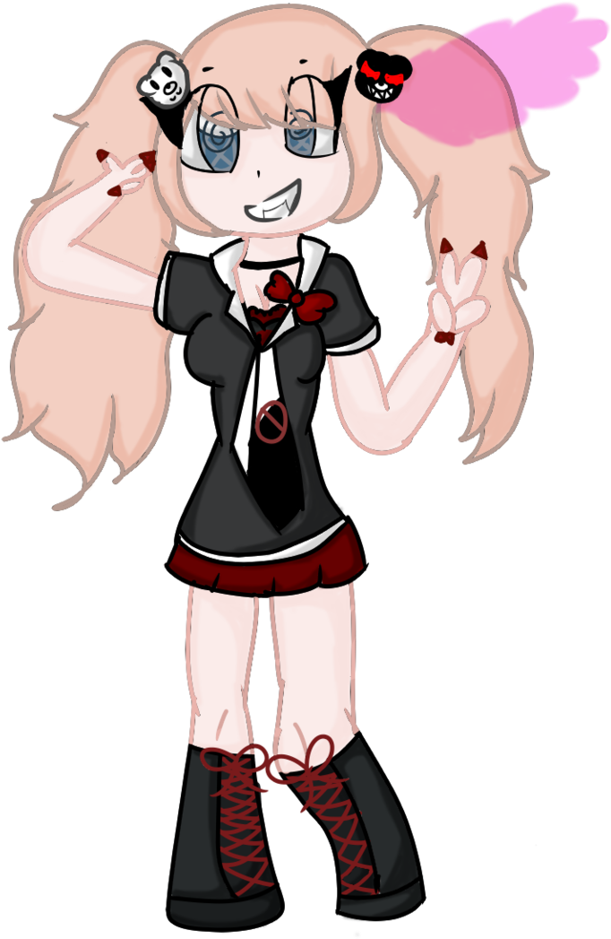 Junko Enoshima - Blood (719x1279), Png Download