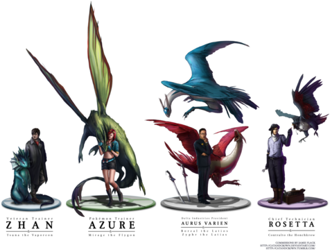 Image - Latios Latias Real Pokemon (500x369), Png Download