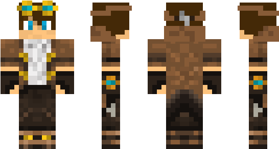 Minecraft Skin Pjskuld - Minecraft Skin Oxilac (600x348), Png Download