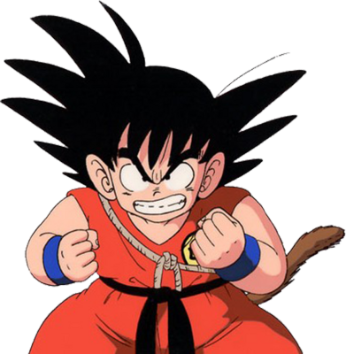 Kid Goku Meme (391x400), Png Download