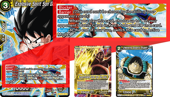 Explosive Spirit Son Goku (554x318), Png Download