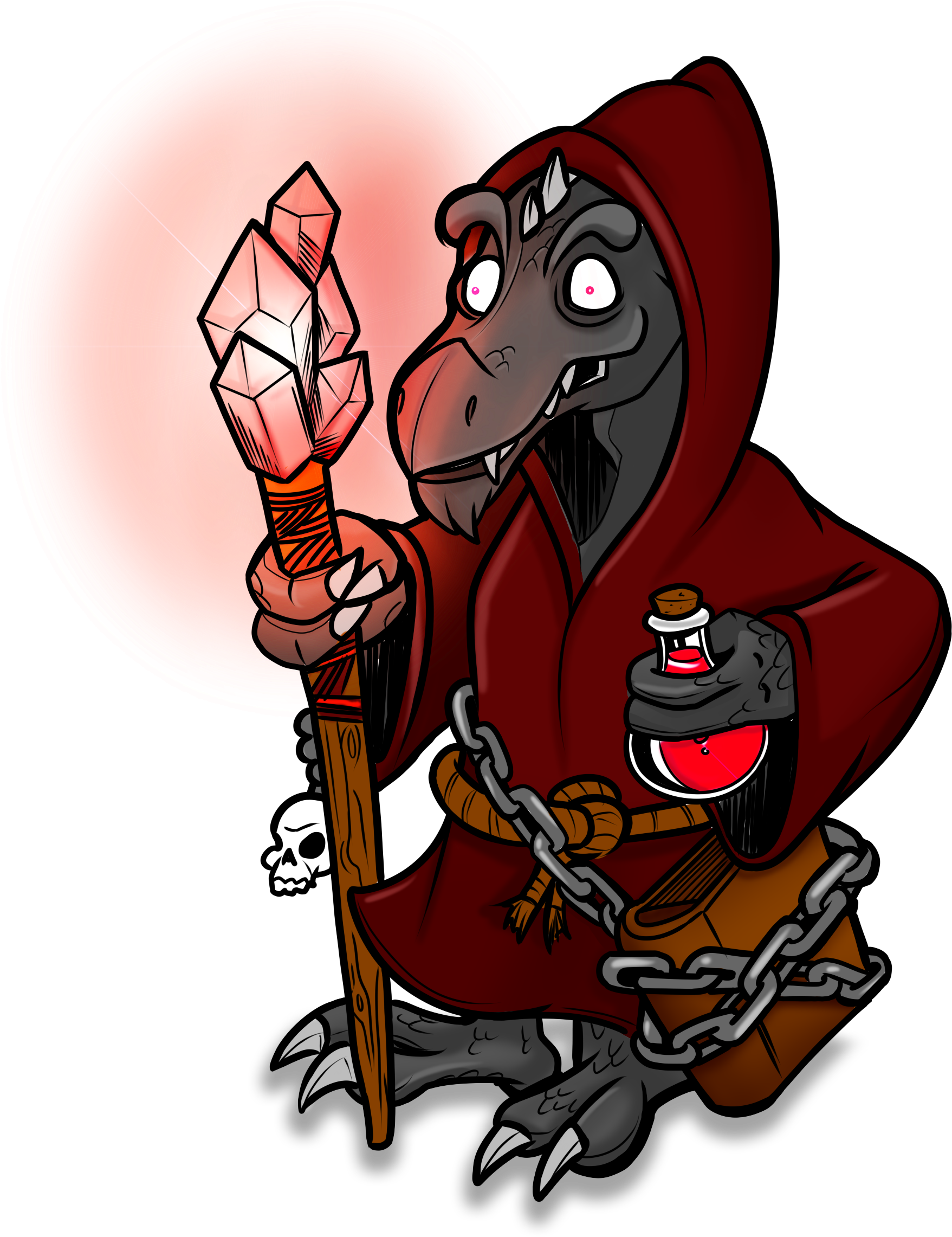 The Kobold Cultist Is A Site For Adult Gamers Mainly - Cartoon (2350x2366), Png Download