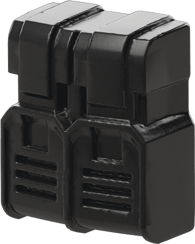 Double Pocket - Metal (407x500), Png Download