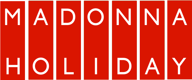 Holiday - Madonna Holiday Logo (678x286), Png Download