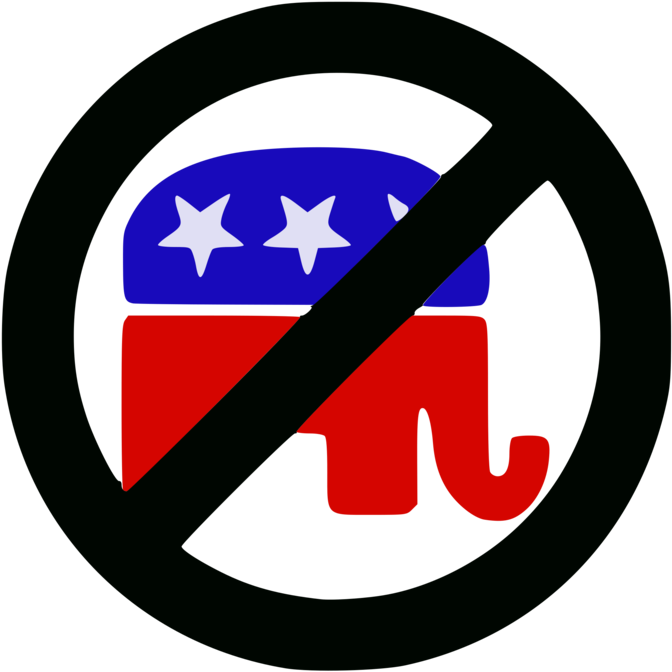 2016 Republican National Convention United States Republican - Republican Flag (750x750), Png Download
