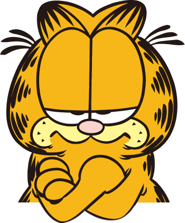 Com/img/top Main Chara Def Garfield - Garfield Clip Art (368x445), Png Download