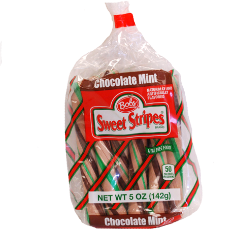 Bob's Sweet Stripes Chocolate Mint Stick - Bob's Sweet Stripes Peppermint Stir Sticks (pack (500x500), Png Download