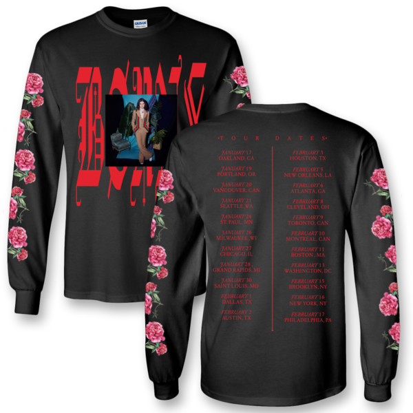 Blue Madonna Tour Long Sleeve T-shirt - Long Sleeve Tour Shirt (600x600), Png Download