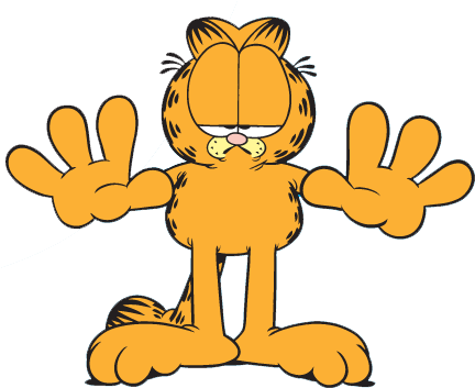 Stop-garfield - Garfield No (500x500), Png Download