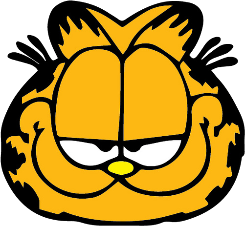Imágenes De Garfield Con Fondo Transparente, Descarga - Garfield Head (736x748), Png Download