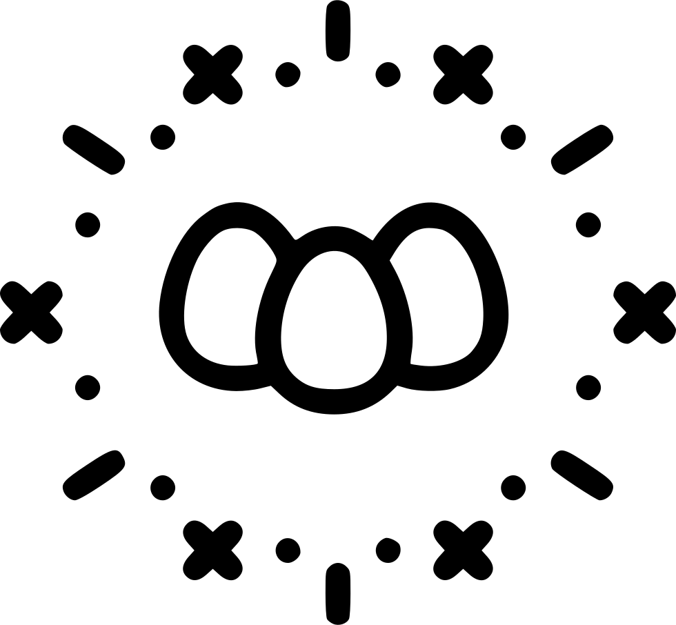 Paschal Eggs Decorated Decoration Festival Celebrate - Icon (980x906), Png Download