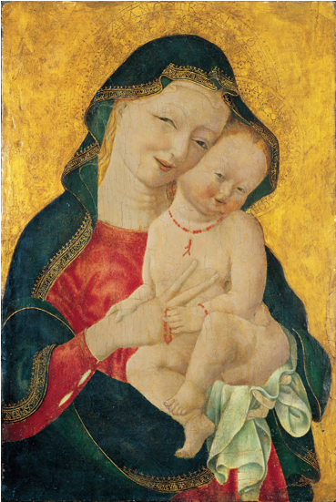 Mary In The Life Of Believers - Virgin Mary Winking (550x550), Png Download