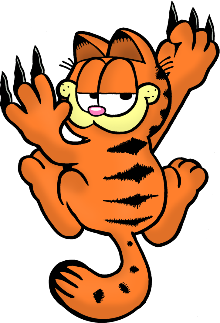 Clipart Transparent Stock By Cartcoon On Deviantart - Garfield Png (735x1087), Png Download