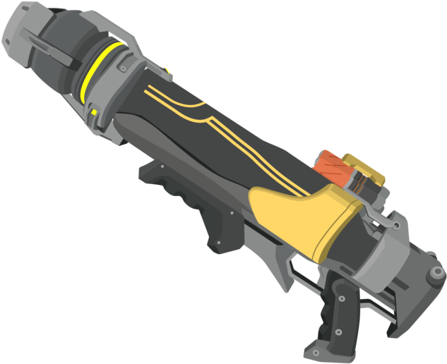 Pharah - Rifle (1000x563), Png Download