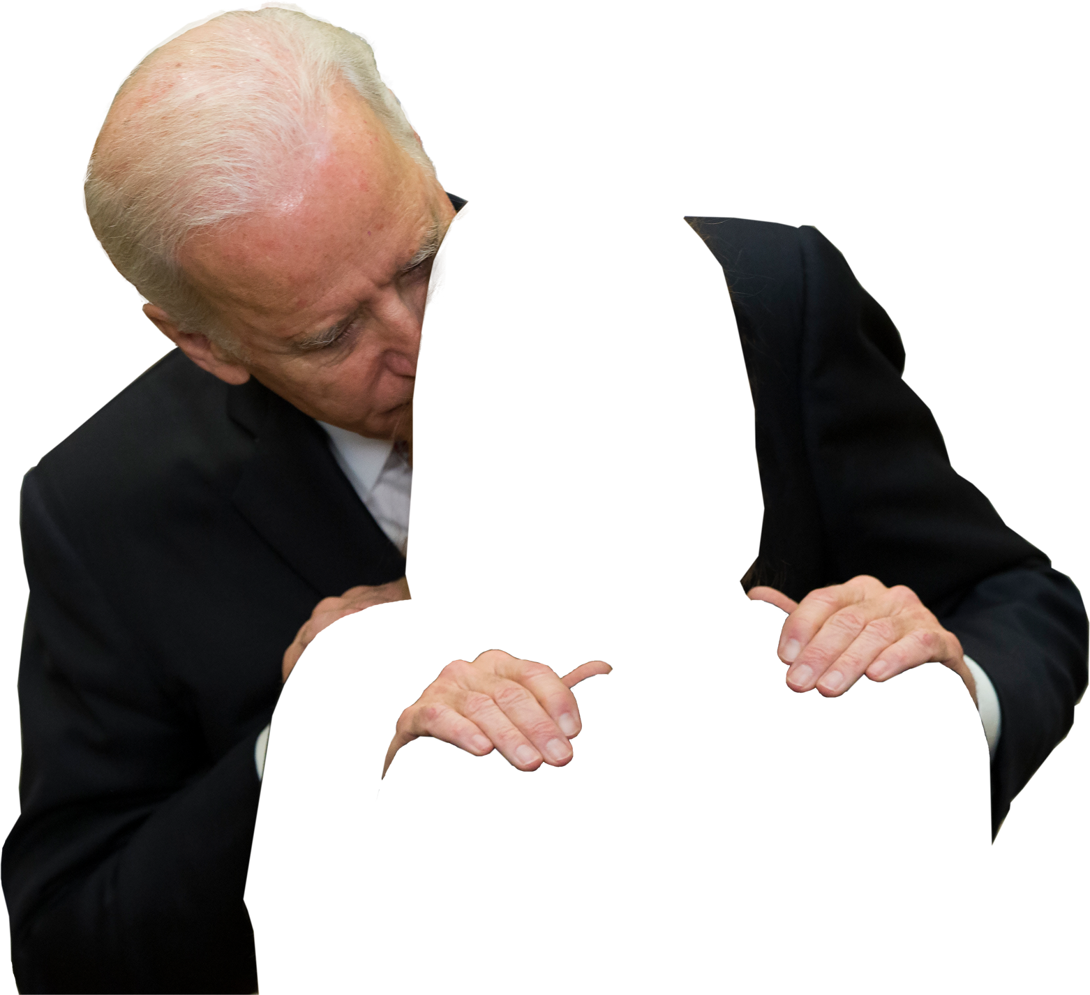 Personthe Joe Biden - Creepy Joe Biden Transparent (1562x1426), Png Download