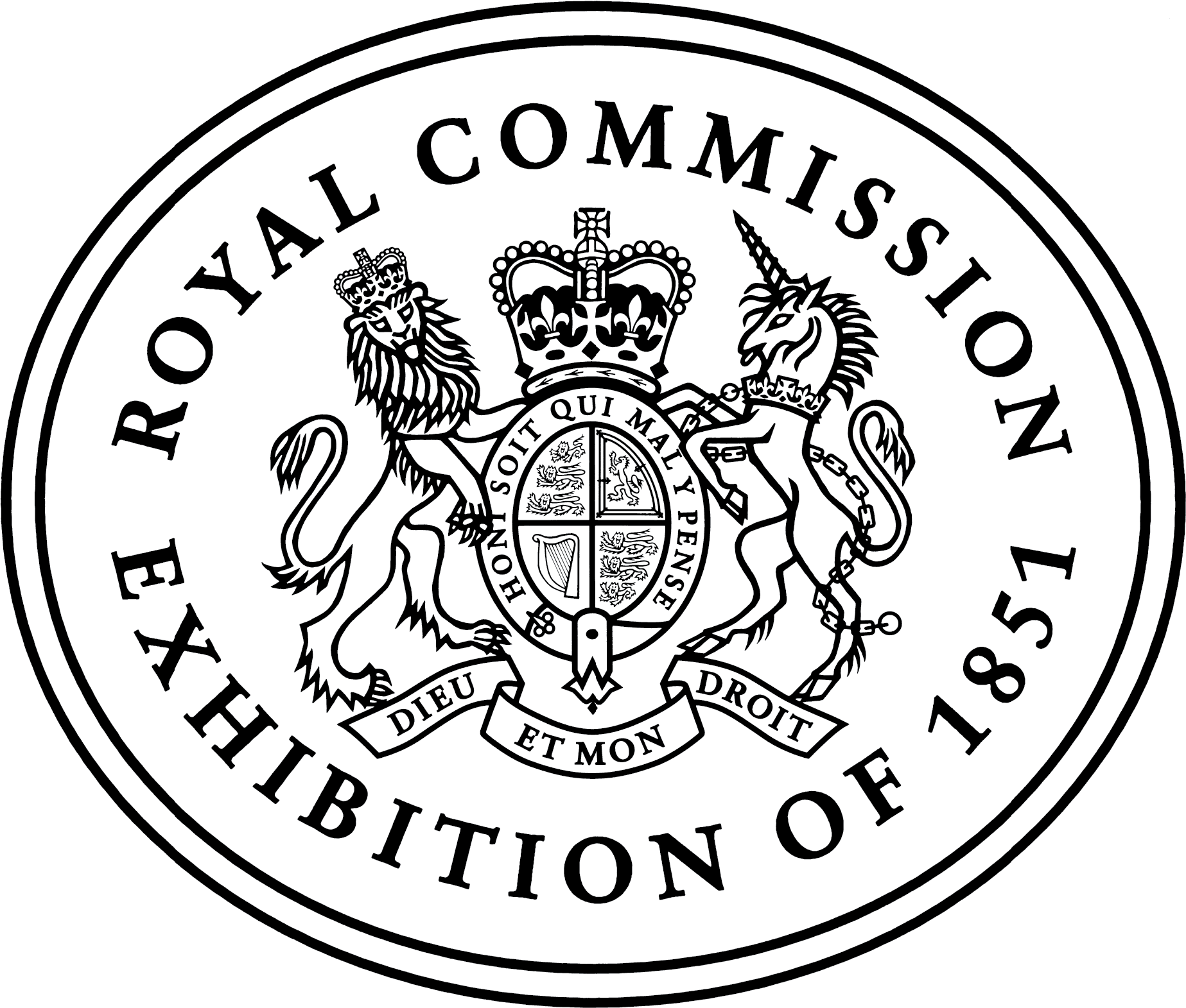 Rc 1851 Coat Of Arms - Royal Commission (1950x1661), Png Download