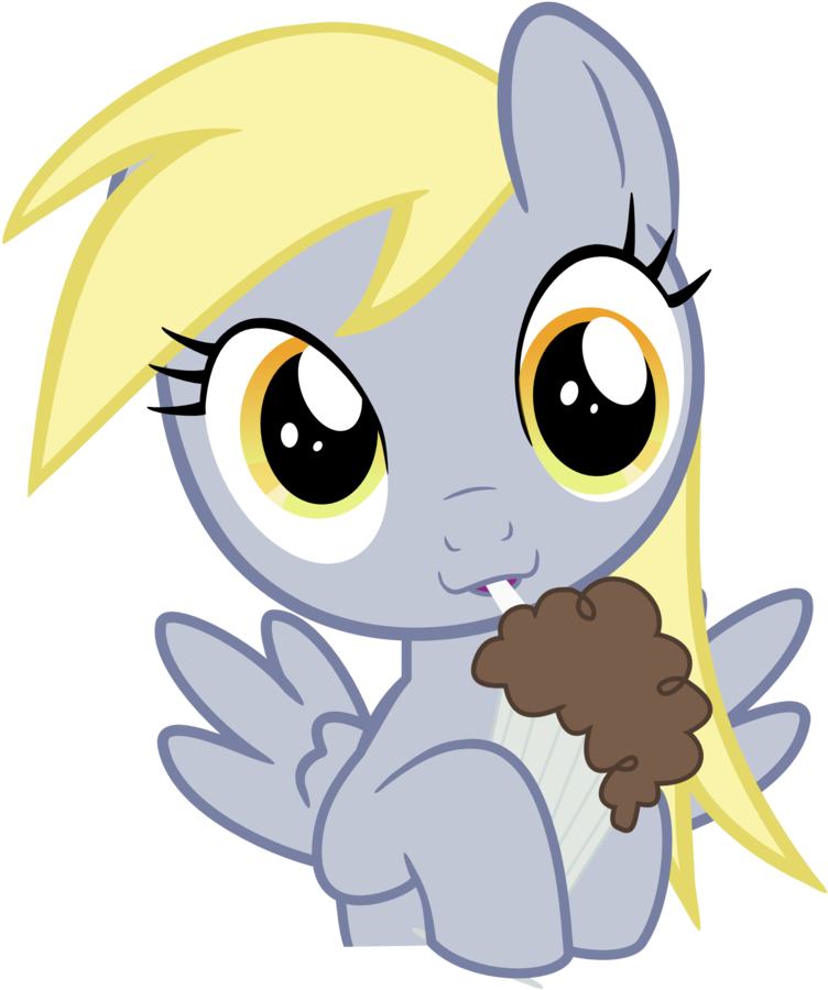 Milkshake Derpy Hooves Rainbow Dash Pinkie Pie Pony - My Little Pony Derpy Png (900x1000), Png Download