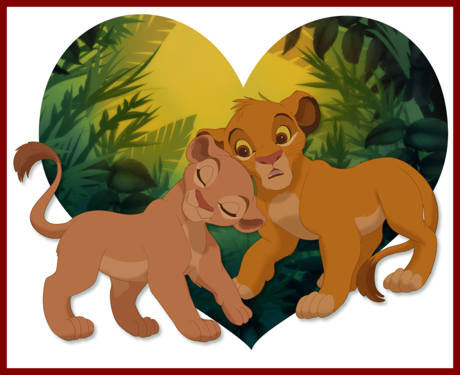 Best Pin By Emily Wojcik On Adult - Rey Leon Y Nala (908x741), Png Download