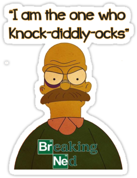 Ned Flanders Tshirt - T-shirt (375x360), Png Download