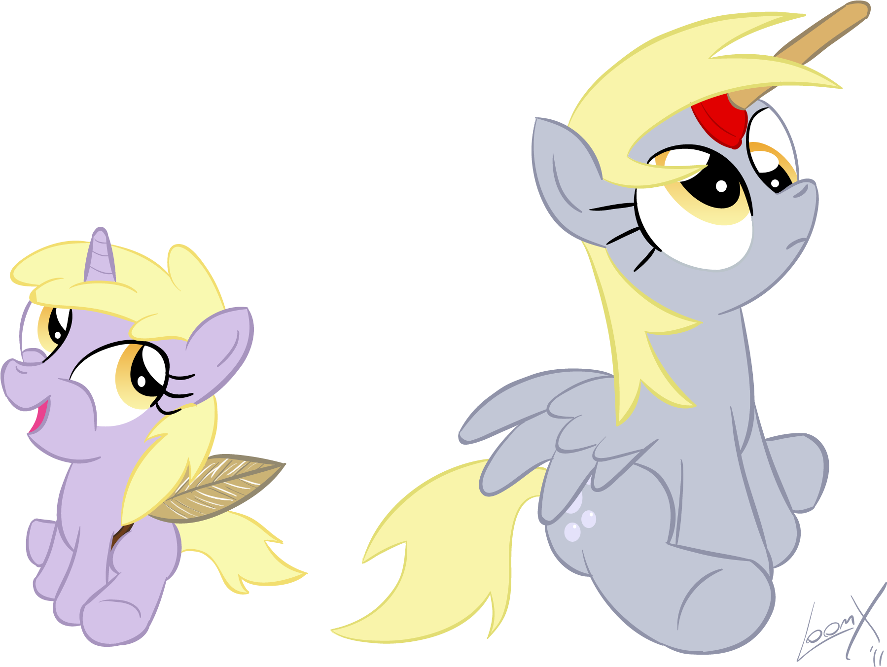My Little Pony Alicorn Derpy - Mlp Derpy And Dinky (2000x1600), Png Download