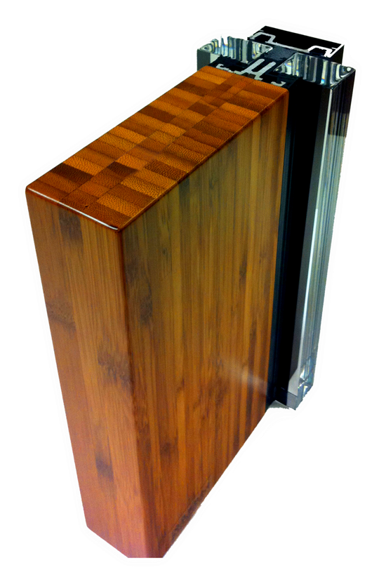 Window, Door, And Curtain Wall Systems - Wood Fins Curtain Wall (600x901), Png Download