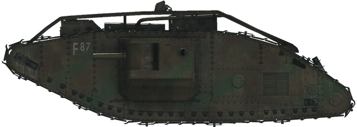 Mark V Landship - Tank (750x256), Png Download