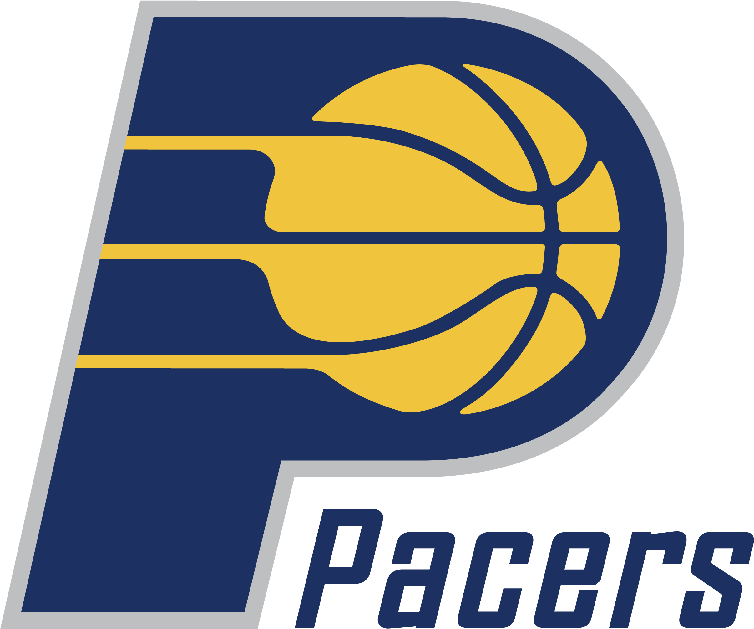 Since 1990, The Club Logo Indiana Pacers Has Been Represented - Indiana Pacers Logos (3840x2160), Png Download