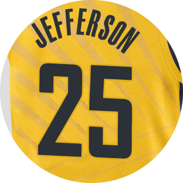 Indiana Pacers Al Jefferson - Al Jefferson Pacers Jersey (360x360), Png Download