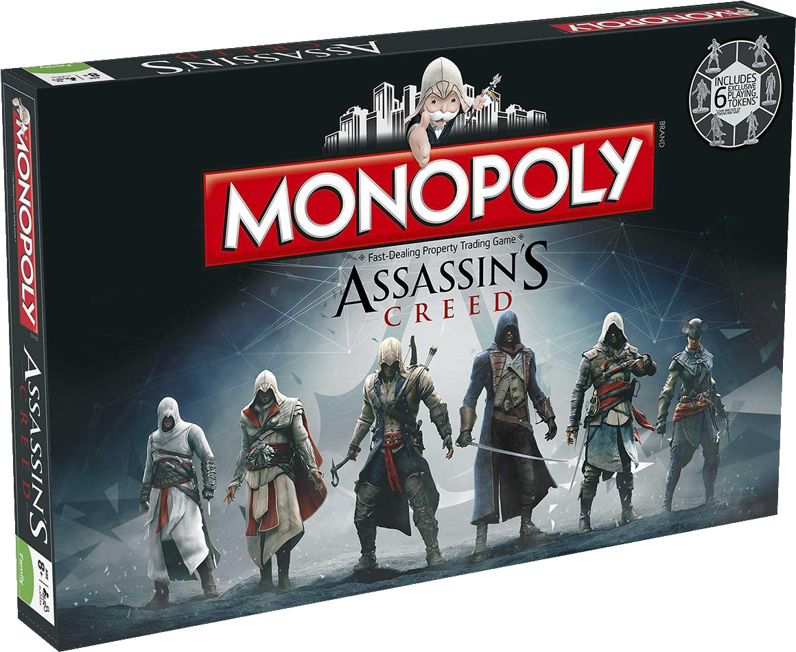 Ac Monopoly Box - Hasbro Monopoly Assassins Creed (1200x1200), Png Download