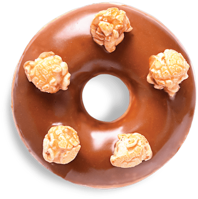 Dona Caramel Pop - Donas De Krispy Kreme Sabores (640x581), Png Download