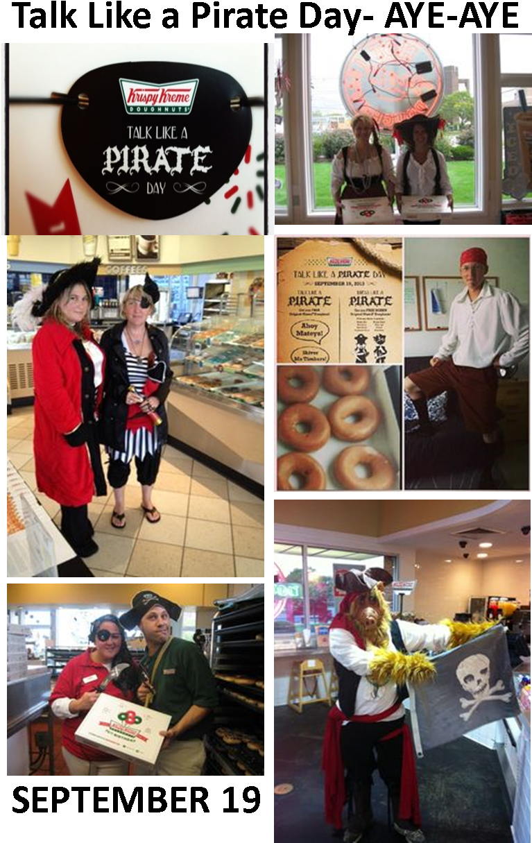 Krispykreme Pirate Day Sept - Low Calorie Alcoholic Drinks (766x1238), Png Download