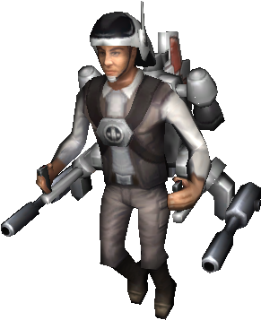 Jetpack Trooper (600x600), Png Download